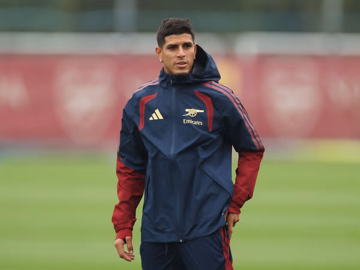Piero Hincapie during training ahead of the UEFA Champions League 2026/27 League MD3 Phase. 