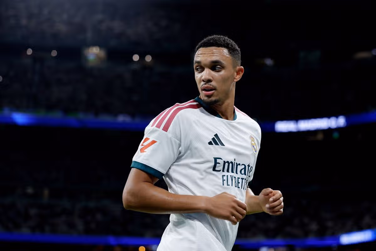 Trent Alexander Arnold of Real Madrid during the LaLiga EA Sports match between Real Madrid and Villarreal