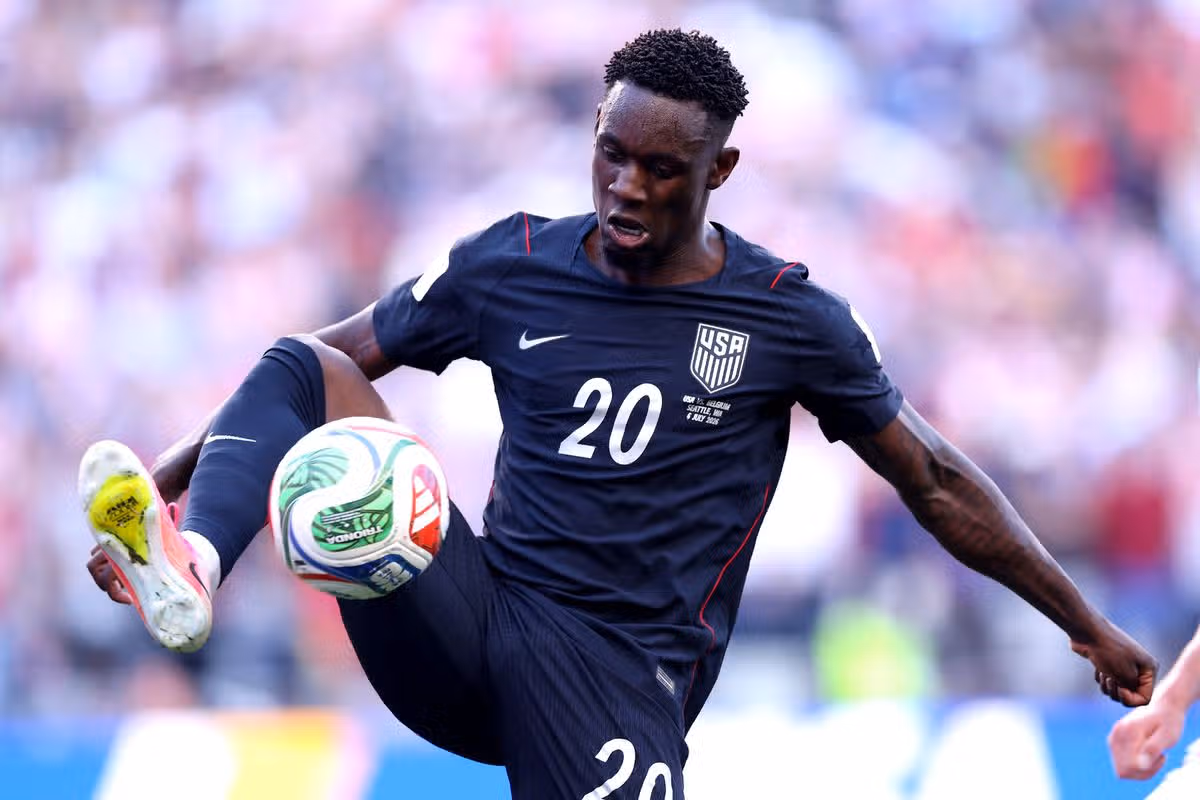 Folarin Balogun during the FIFA World Cup 2026 1/8 final match USA vs. Belgium. 