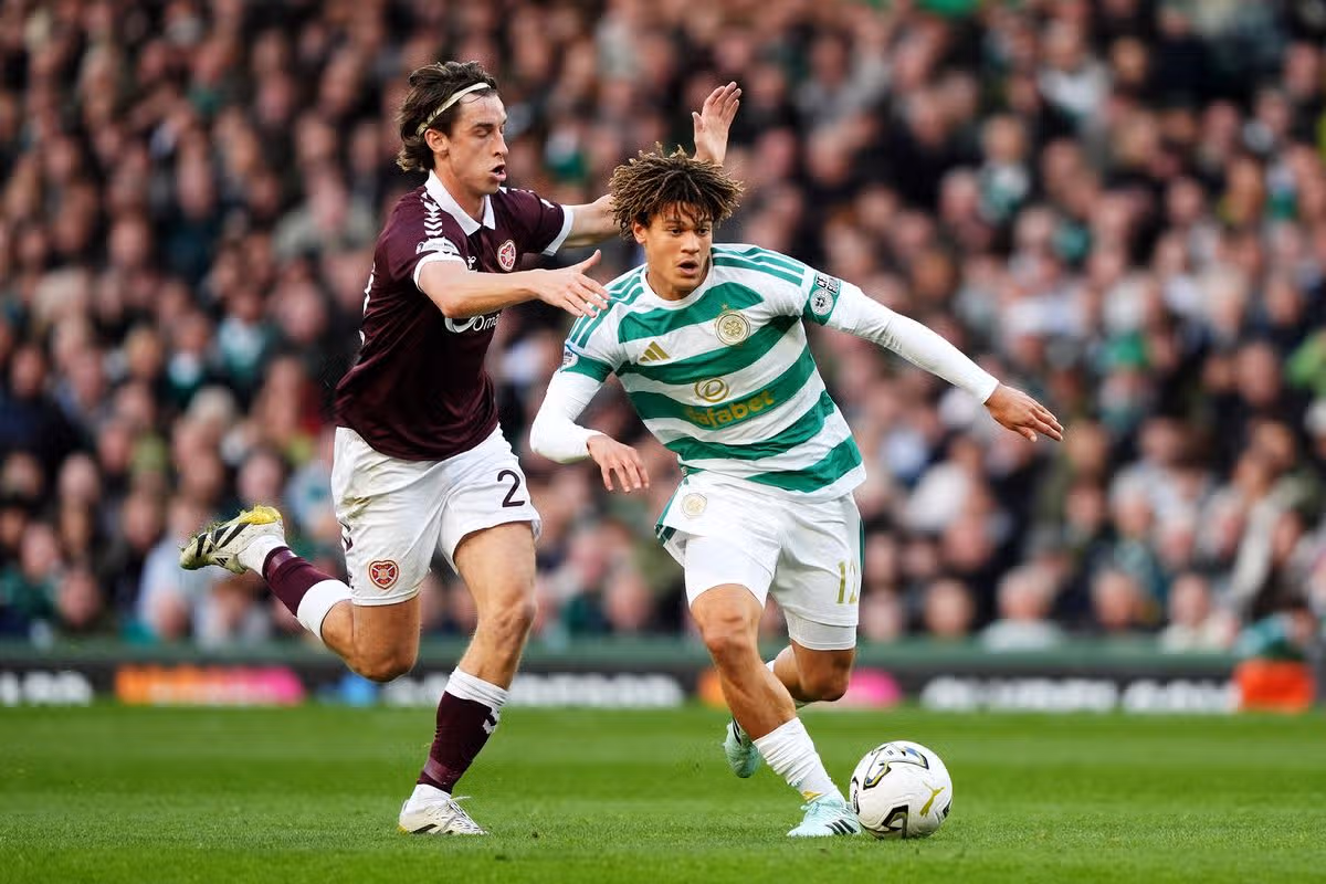 In a William Hill Premier League match at Celtic Park in Glasgow 