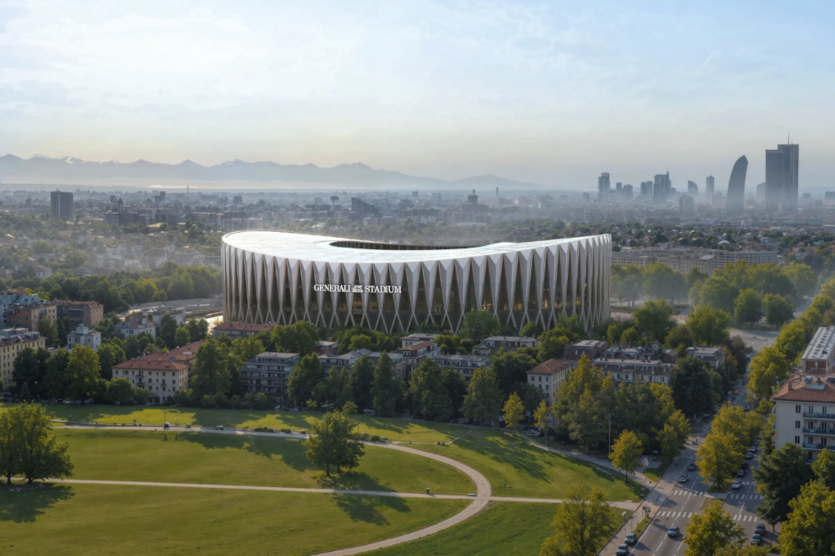 A view of the Generali stadium planned to be built by Milan and Inter in the city's San Siro area (inter.it)