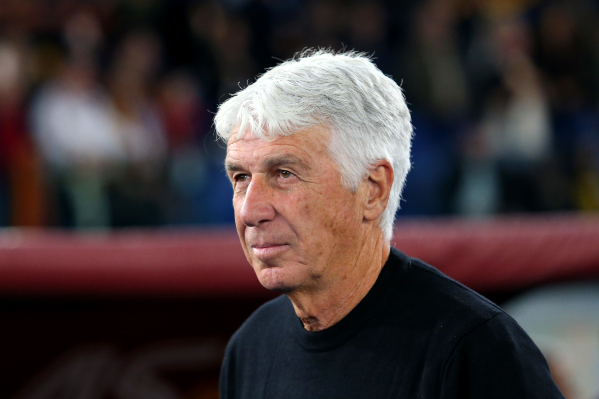 ROME, ITALY - OCTOBER 17: AS Roma manager Gian Piero Gasperini looks on before the Serie A match between AS Roma and Genoa CFC at Stadio Olimpico on October 17, 2026 in Rome, Italy. (Photo by Paolo Bruno/Getty Images)