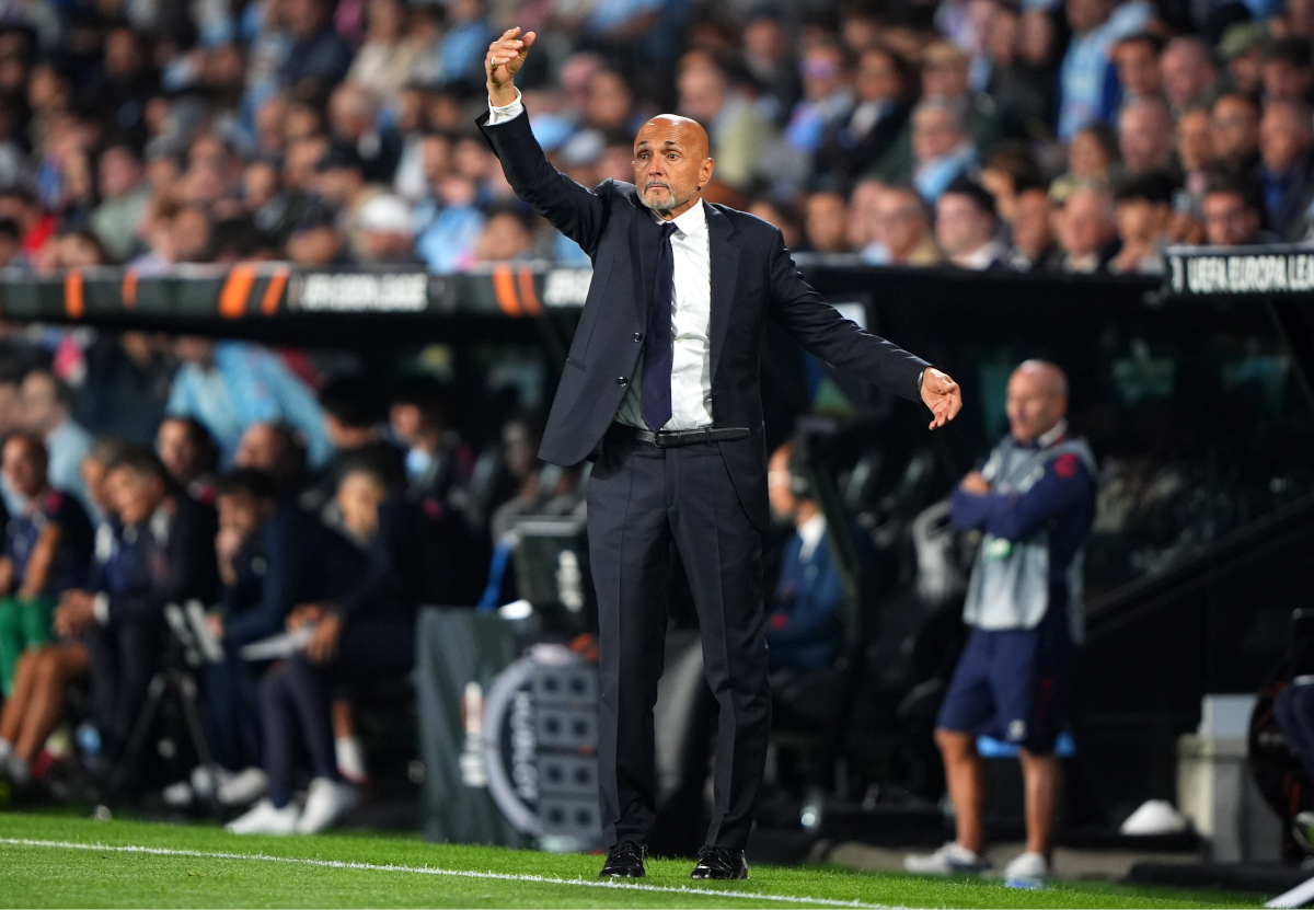 VIGO, SPAIN - OCTOBER 15: Juventus head coach Luciano Spalletti gestures during the UEFA Europa League 2026/27 Liga Stage MD2 match between Real Club Celta and Juventus at Estadio Balaidos on October 15, 2026 in Vigo, Spain. (Photo by Getty Images)