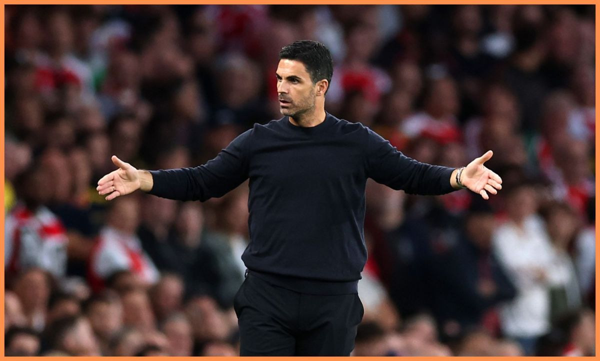 Mikel Arteta is not happy