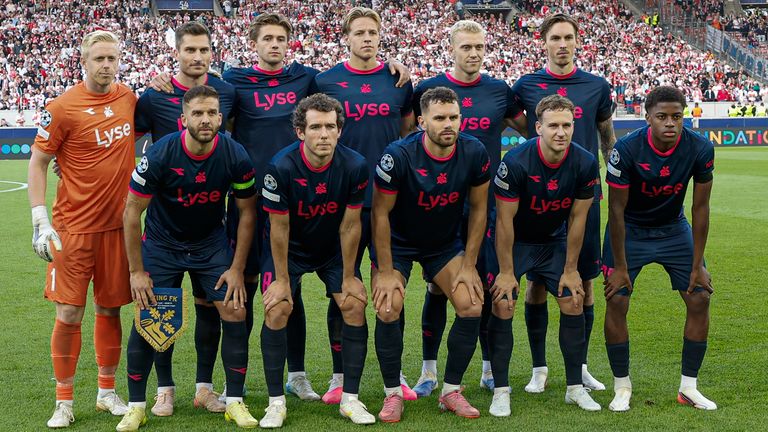 Viking's squad away to Stuttgart in the opening match of the Champions League